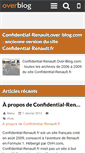 Mobile Screenshot of confidential-renault.over-blog.com