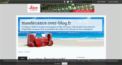 Desktop Screenshot of masdecance.over-blog.fr