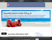 Tablet Screenshot of masdecance.over-blog.fr