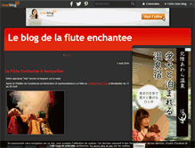 Tablet Screenshot of lafluteenchantee.over-blog.com