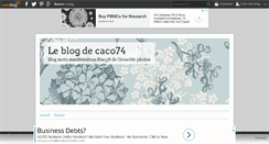 Desktop Screenshot of caco74.over-blog.com