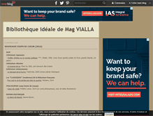 Tablet Screenshot of ma-bibliotheque-ideale.over-blog.com