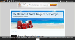 Desktop Screenshot of derennesasaintjacquesdecompostelle.over-blog.com