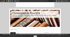 Desktop Screenshot of chroniquesdepoucette.over-blog.com