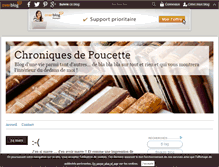 Tablet Screenshot of chroniquesdepoucette.over-blog.com