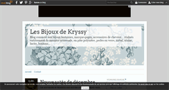 Desktop Screenshot of crea-bijoux-kryssy.over-blog.fr