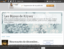 Tablet Screenshot of crea-bijoux-kryssy.over-blog.fr