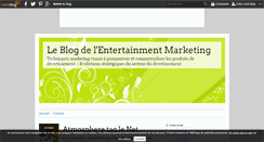 Desktop Screenshot of entertainmentmarketing.over-blog.com