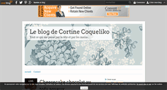 Desktop Screenshot of chezcortine.over-blog.com
