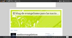 Desktop Screenshot of evangelismoparalasnaciones.over-blog.es