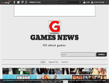 Tablet Screenshot of games-news.over-blog.com