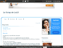 Tablet Screenshot of le-scrap-de-lolo.over-blog.fr
