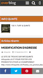 Mobile Screenshot of infoquinte.over-blog.fr