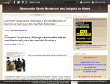 Tablet Screenshot of democratie-reelle-nimes.over-blog.com