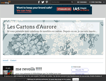 Tablet Screenshot of lescartonsdaurore.over-blog.com