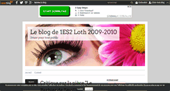 Desktop Screenshot of 1es2loth2009.over-blog.com