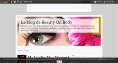 Desktop Screenshot of beautyonbody.over-blog.com