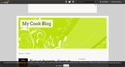 Desktop Screenshot of mycookblog.over-blog.fr