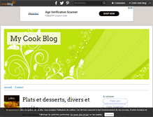 Tablet Screenshot of mycookblog.over-blog.fr