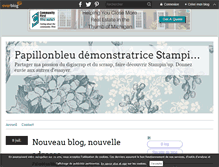 Tablet Screenshot of papillonbleu14.over-blog.com
