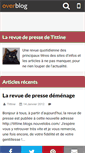 Mobile Screenshot of larevuedepressedetittine.over-blog.com