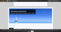Desktop Screenshot of instant-present.over-blog.com