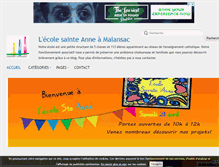 Tablet Screenshot of ecolesainteanne-malansac.over-blog.com