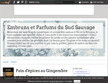 Tablet Screenshot of embrunsetparfumsdusudsauvage.over-blog.com