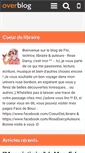 Mobile Screenshot of coeurdelibraire.over-blog.com