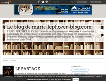 Tablet Screenshot of marie-lcpf.over-blog.com