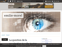 Tablet Screenshot of emilie-morel.over-blog.com