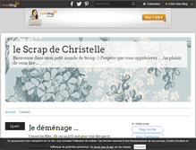 Tablet Screenshot of le.scrap.de.christelle.over-blog.com