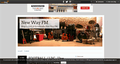 Desktop Screenshot of new-wayfm.over-blog.com