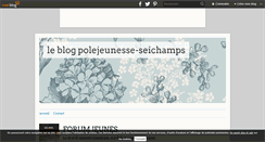 Desktop Screenshot of polejeunesse-seichamps.over-blog.com