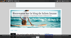 Desktop Screenshot of julienjousse.over-blog.com