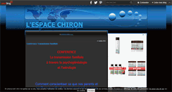 Desktop Screenshot of lespace-chiron.over-blog.com