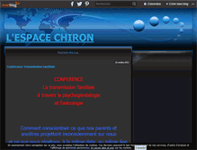 Tablet Screenshot of lespace-chiron.over-blog.com