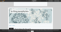 Desktop Screenshot of neophytes.over-blog.com