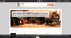 Desktop Screenshot of lesamisdelarbrejoyeux.over-blog.com