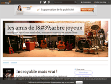 Tablet Screenshot of lesamisdelarbrejoyeux.over-blog.com