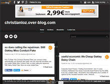 Tablet Screenshot of christianloz.over-blog.com