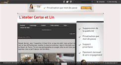 Desktop Screenshot of l-atelierceriseetlin.over-blog.com