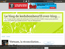 Tablet Screenshot of kedubonheur13.over-blog.com