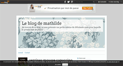 Desktop Screenshot of lapetitecuisinedemathilde.over-blog.com