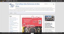 Desktop Screenshot of carrefour-sciences-arts.over-blog.com
