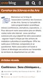 Mobile Screenshot of carrefour-sciences-arts.over-blog.com
