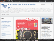 Tablet Screenshot of carrefour-sciences-arts.over-blog.com