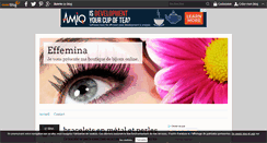 Desktop Screenshot of effemina.over-blog.com