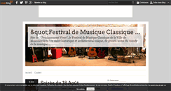Desktop Screenshot of festival-musique.over-blog.com