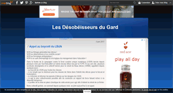 Desktop Screenshot of desobeisseursgard.over-blog.com